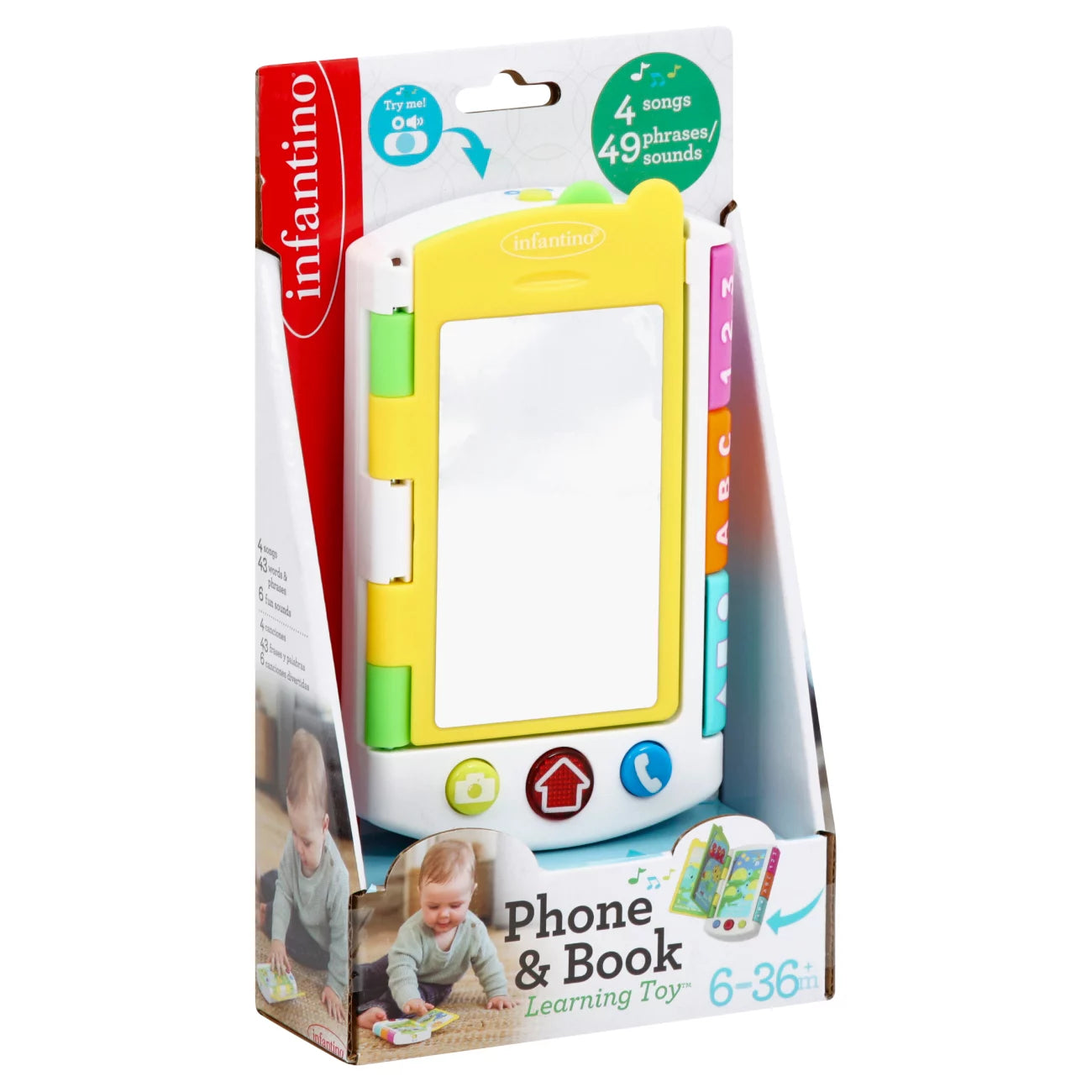 Đồ Chơi Điện Thoại Thông Minh Kiêm Sách Lật Mở Smarty Phonebook | Infantino