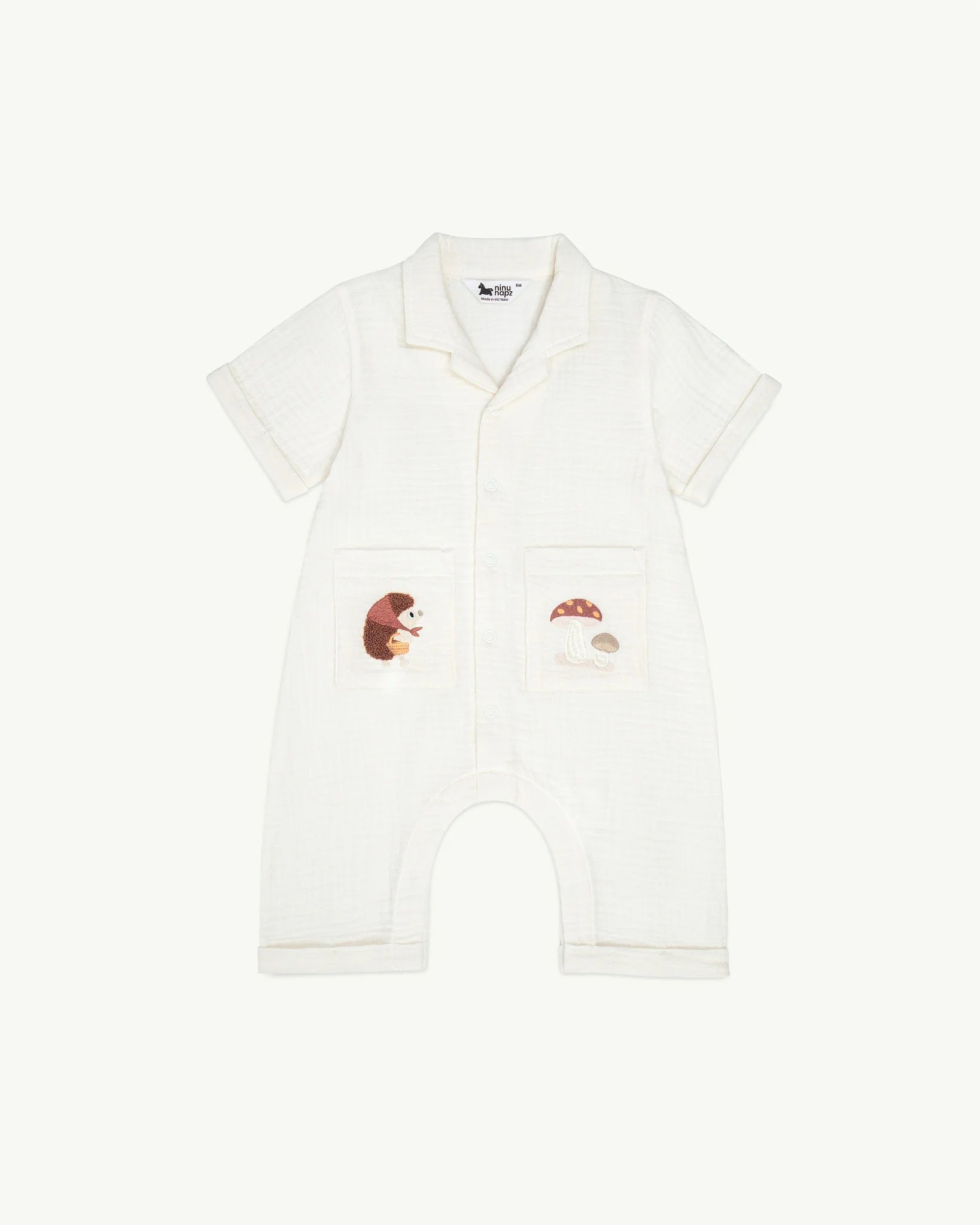 Quần Áo Cho Bé Mushie Hedgie Flippy (6M-24M) | NINUNAPZ