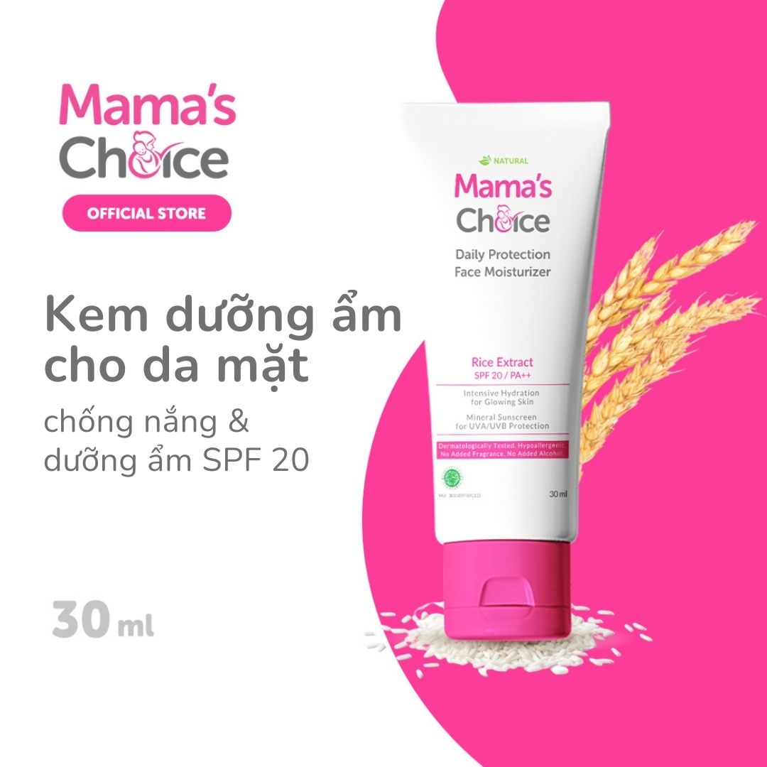 Mama's Choice Brightening Facial Moisturizer with SPF20 Sun Protection