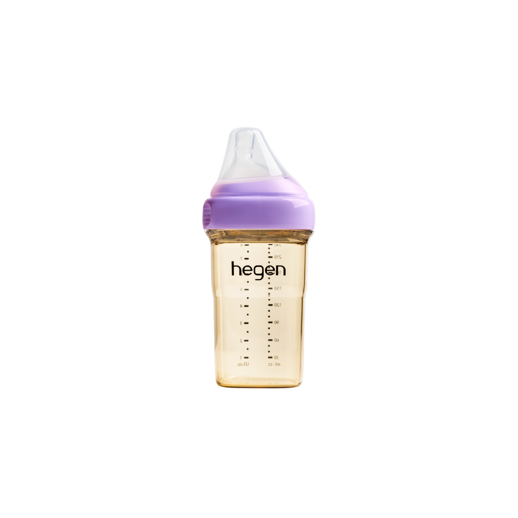 Hegen Ppsu Milk Bottle 240ml Nipple For Babies 3-6 Months Old