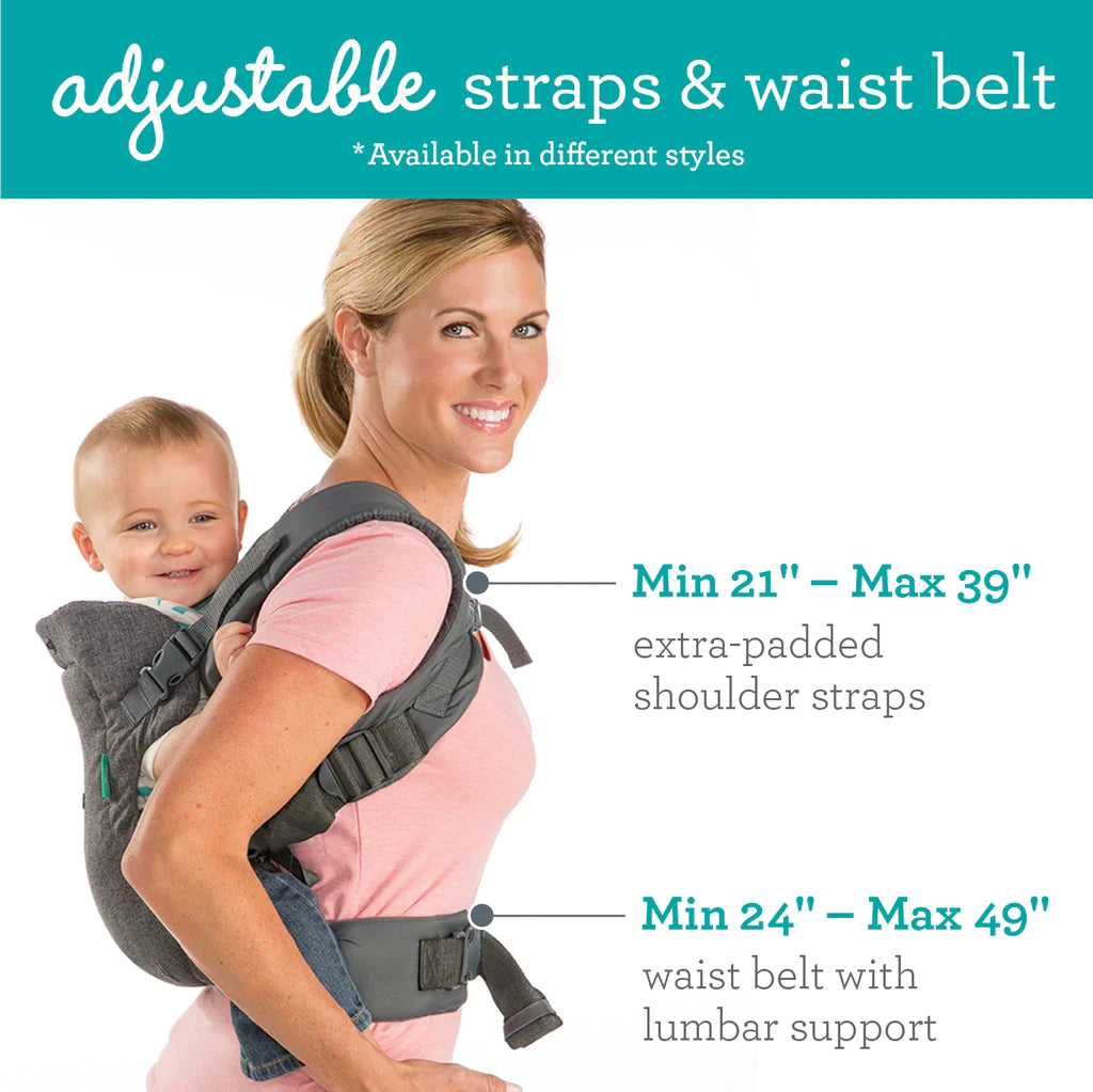 Infantino Flip 4-in-1 Convertible Baby Carrier Lightweight & Breathable