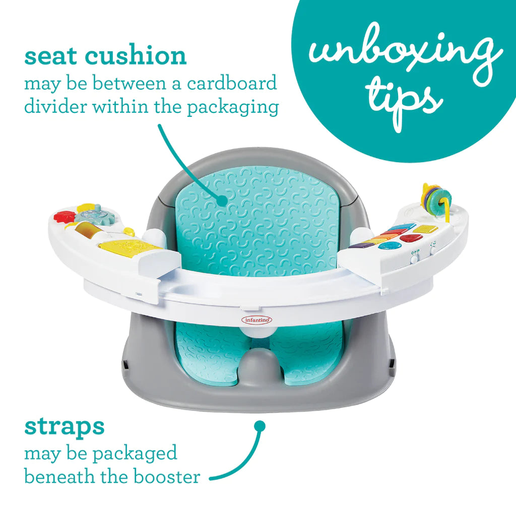 3-in-1 Baby Booster Seat & Music & Light