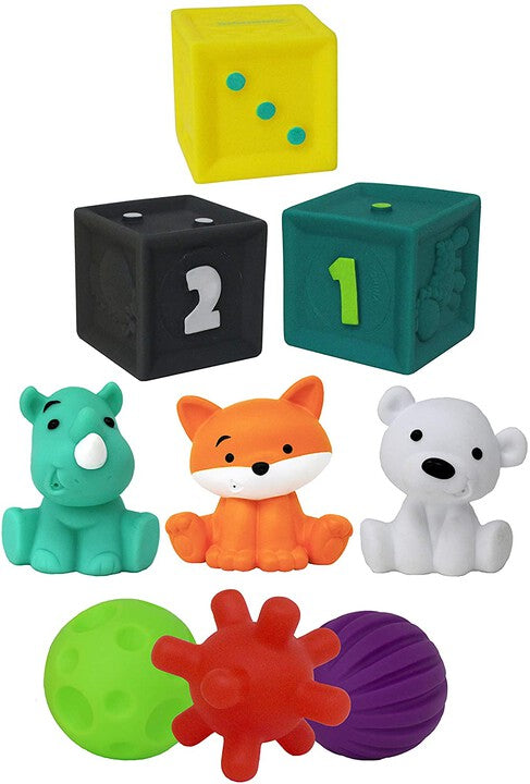Set 9 Món Đồ Chơi Khám Phá Tub o' Toys | Infantino