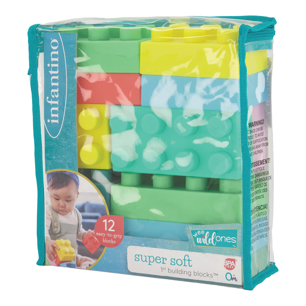 Bộ Đồ Chơi Khối Xếp Hình Silicon | Infantino