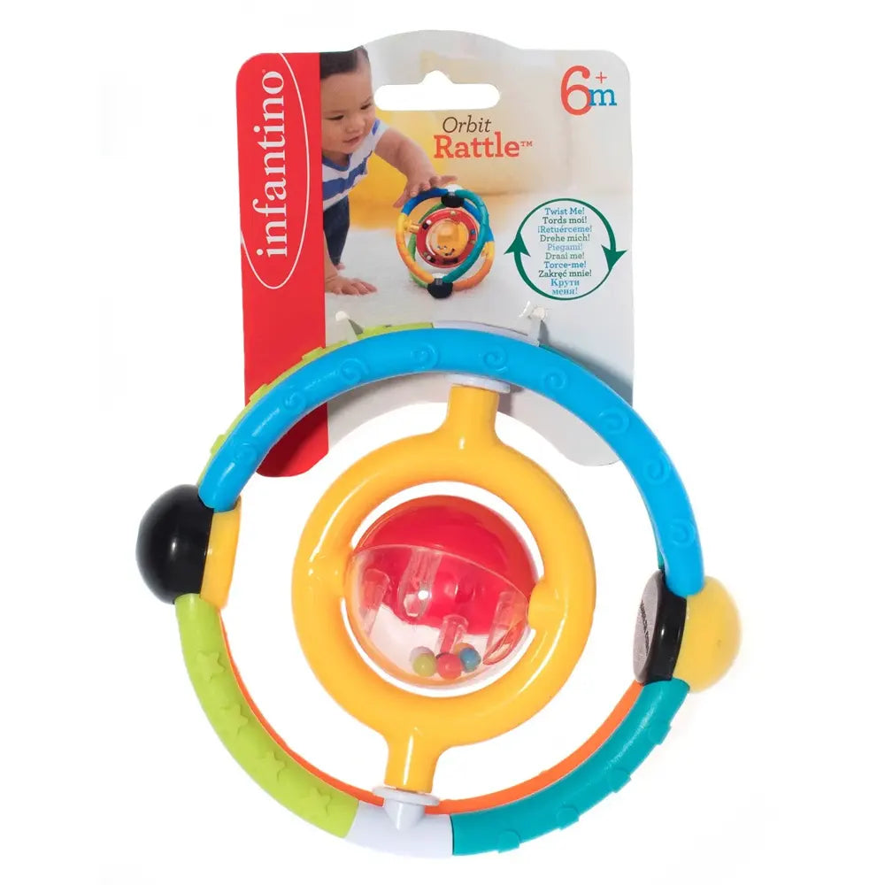 Xúc Xắc Thăng Bằng Infantino INF ORBIT RATTLE Cho Bé Từ 6 Tháng