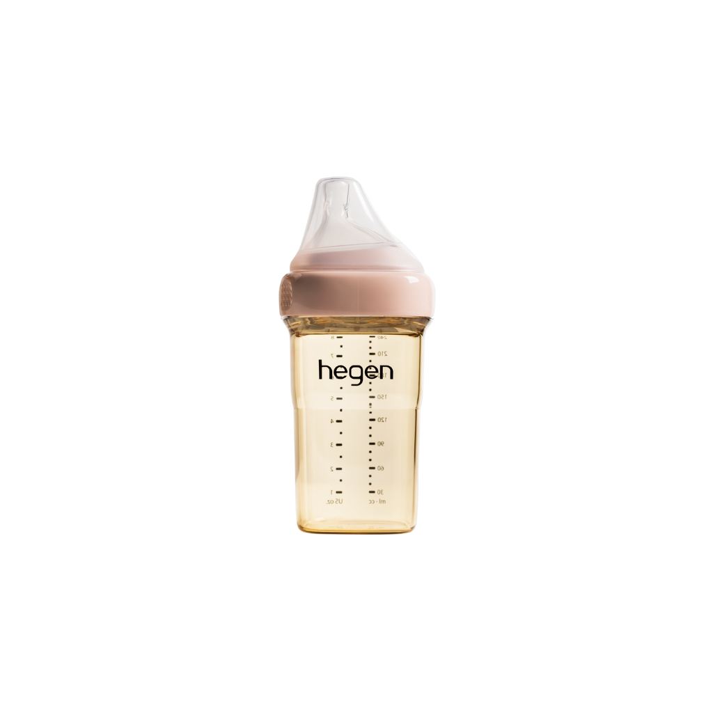 Hegen Ppsu Milk Bottle 240ml Nipple For Babies 3-6 Months Old