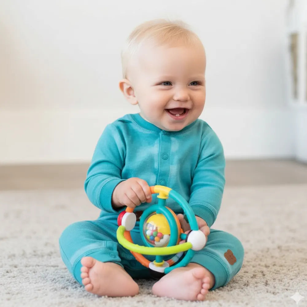 Xúc Xắc Thăng Bằng Infantino INF ORBIT RATTLE Cho Bé Từ 6 Tháng