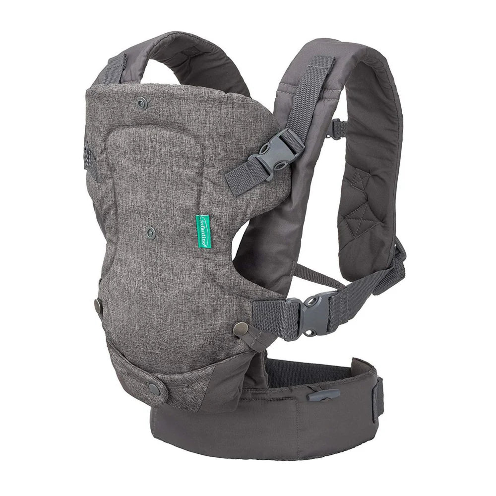 Địu Em Bé Infantino Flip Advanced 4-in-1 Convertible Carrier (Grey/Black)