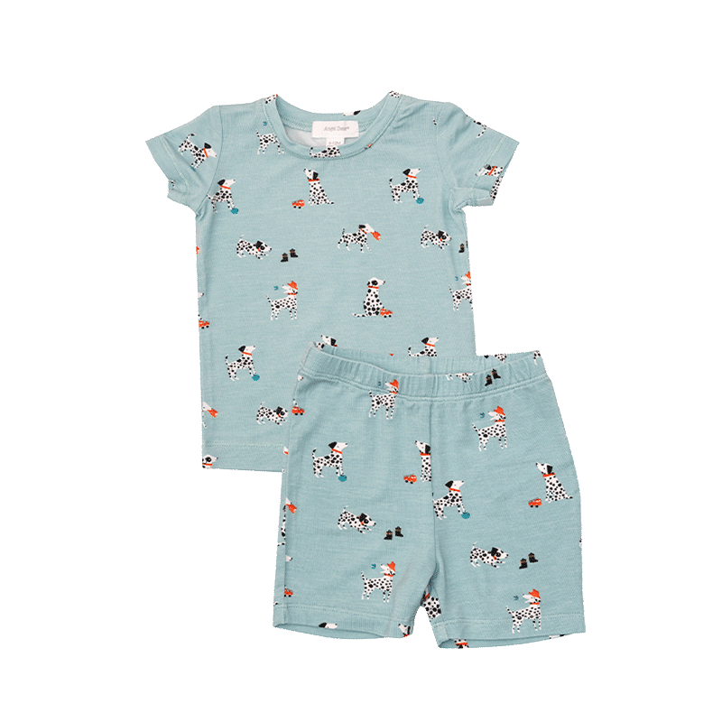 Bộ đồ ngủ tay ngắn vải cotton mềm mại Angel Dear loungewear cho bé từ 1-3 tuổi