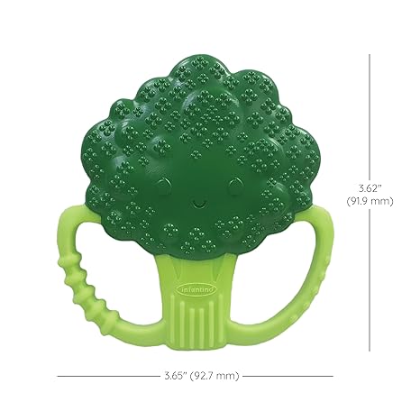 Infantino Gặm Nướu Silicone Hình Cây Súp Lơ Cho Bé Tập Nhai An Toàn