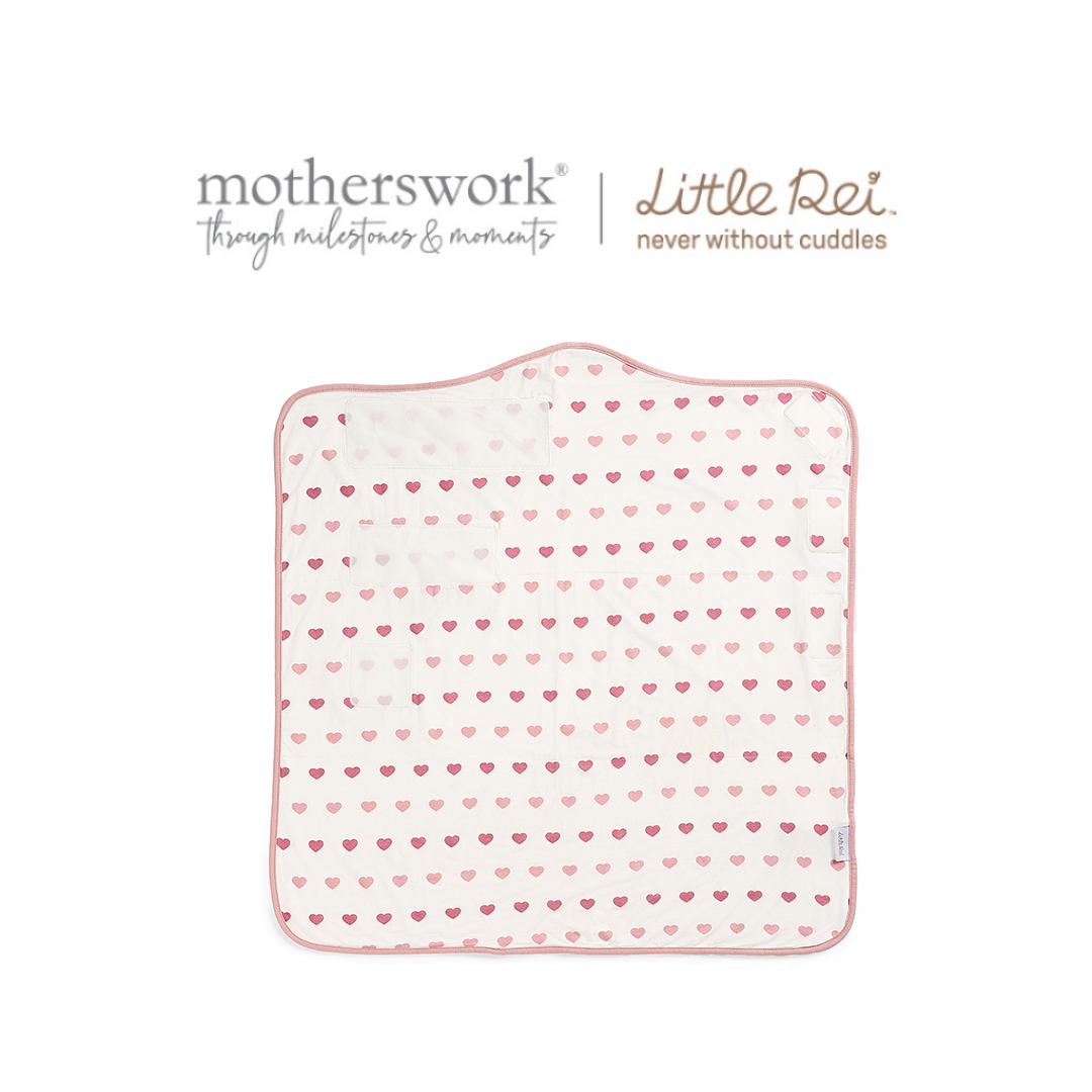 Khăn Quấn Cho Bé Ngủ Ngon, Thoáng Khí Little Rei Swaddle Wrap Velcro
