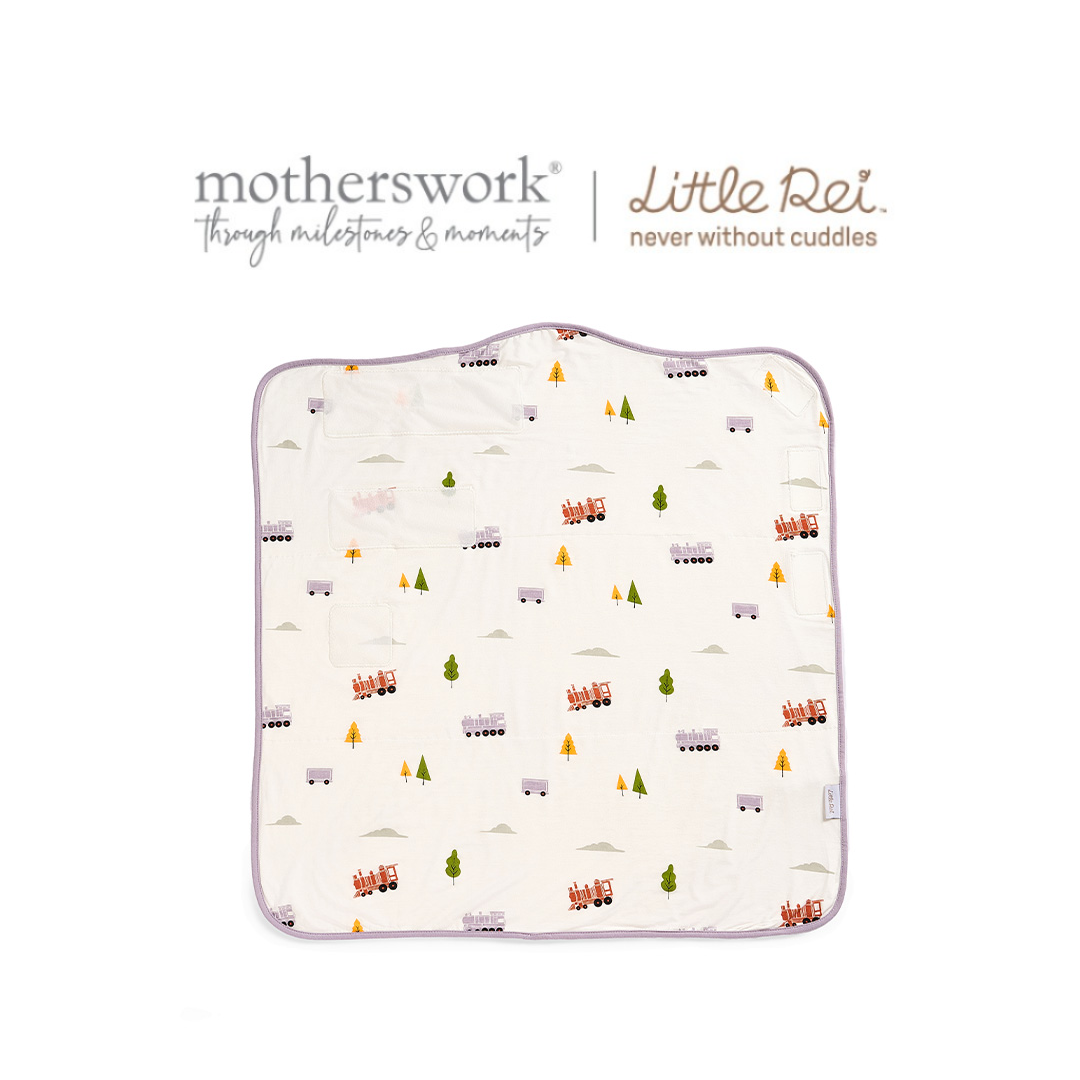Khăn Quấn Cho Bé Ngủ Ngon, Thoáng Khí Little Rei Swaddle Wrap Velcro