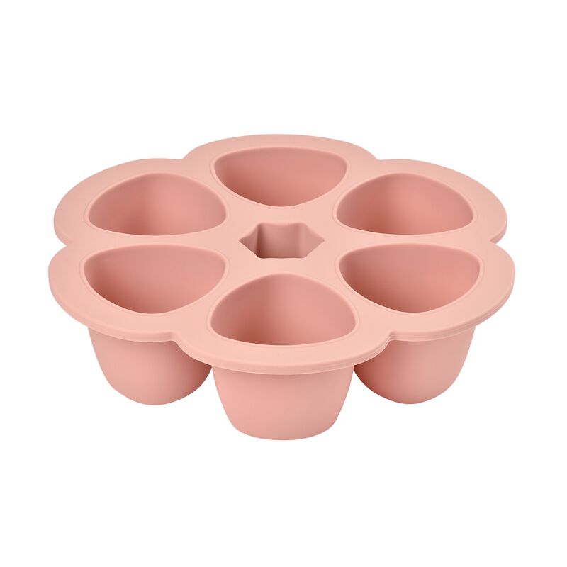 BEABA Multiportions 6x150ml Silicone Baby Food Storage Tray - Pink
