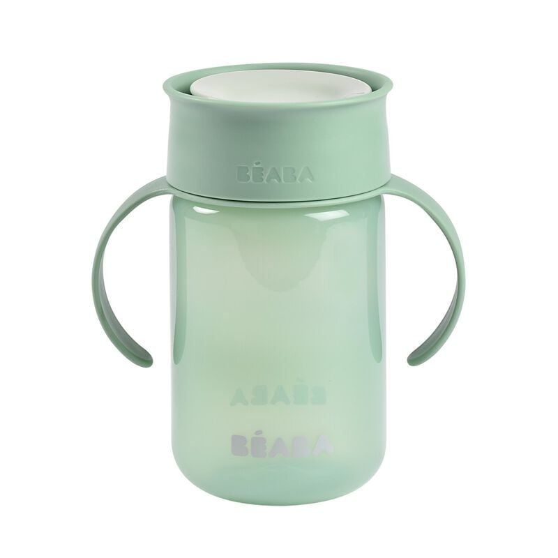 Cốc Tập Uống 360 Độ Chống Tràn BÉABA 340ml Cho Bé Từ 12 Tháng