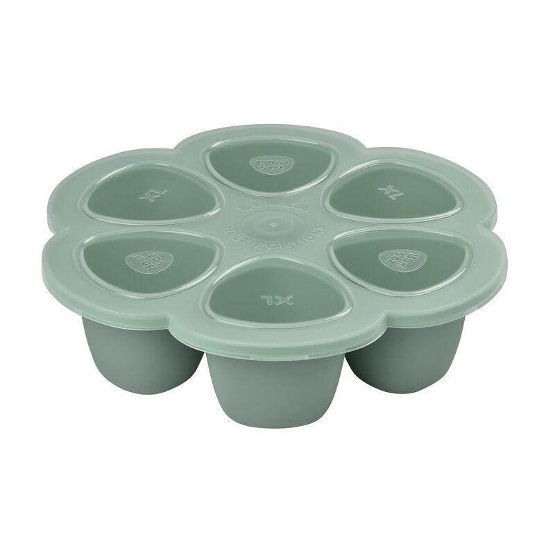 BEABA Multiportions 6x150ml Silicone Baby Food Storage Tray - Pink