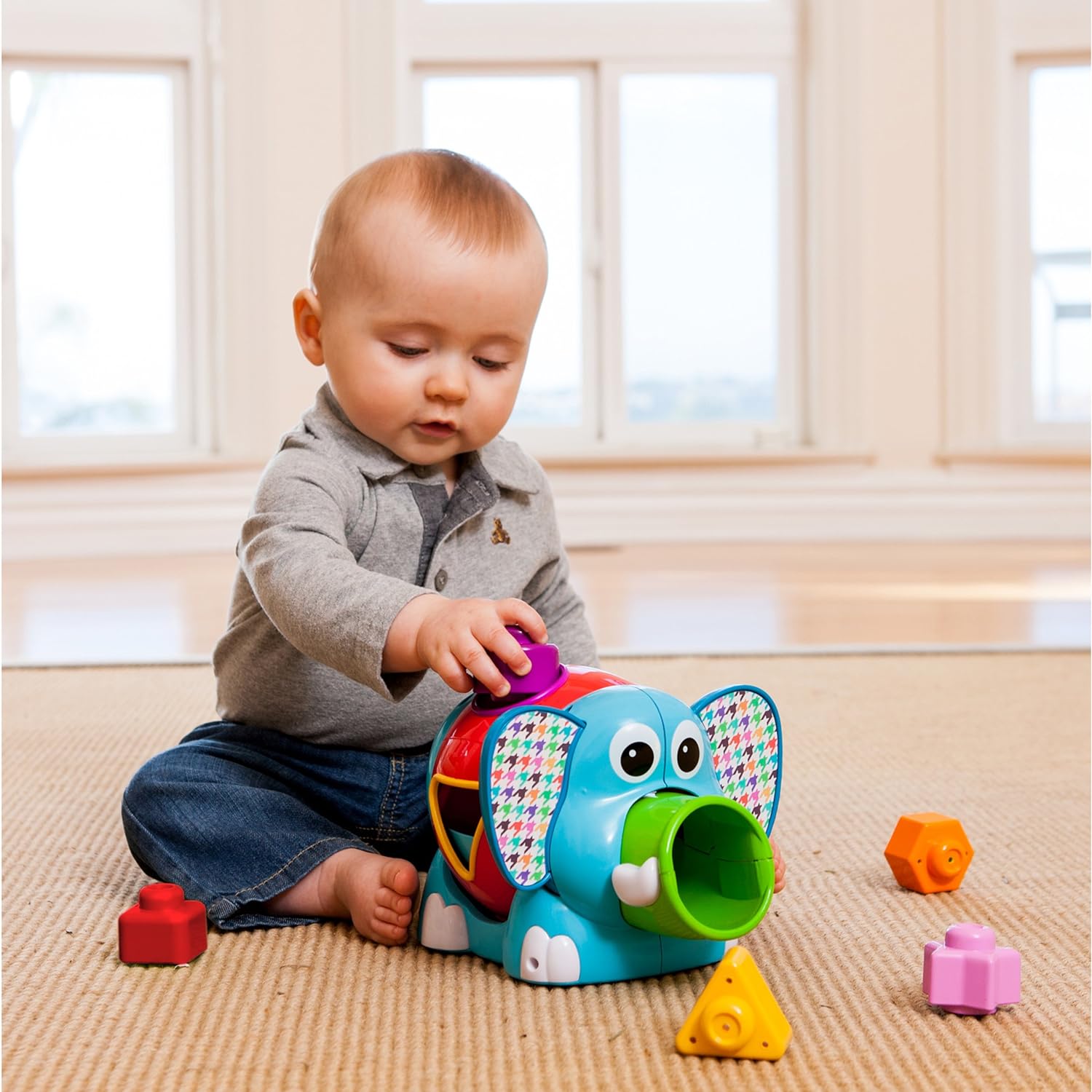 Infantino Spin & Pop Shape Sorter