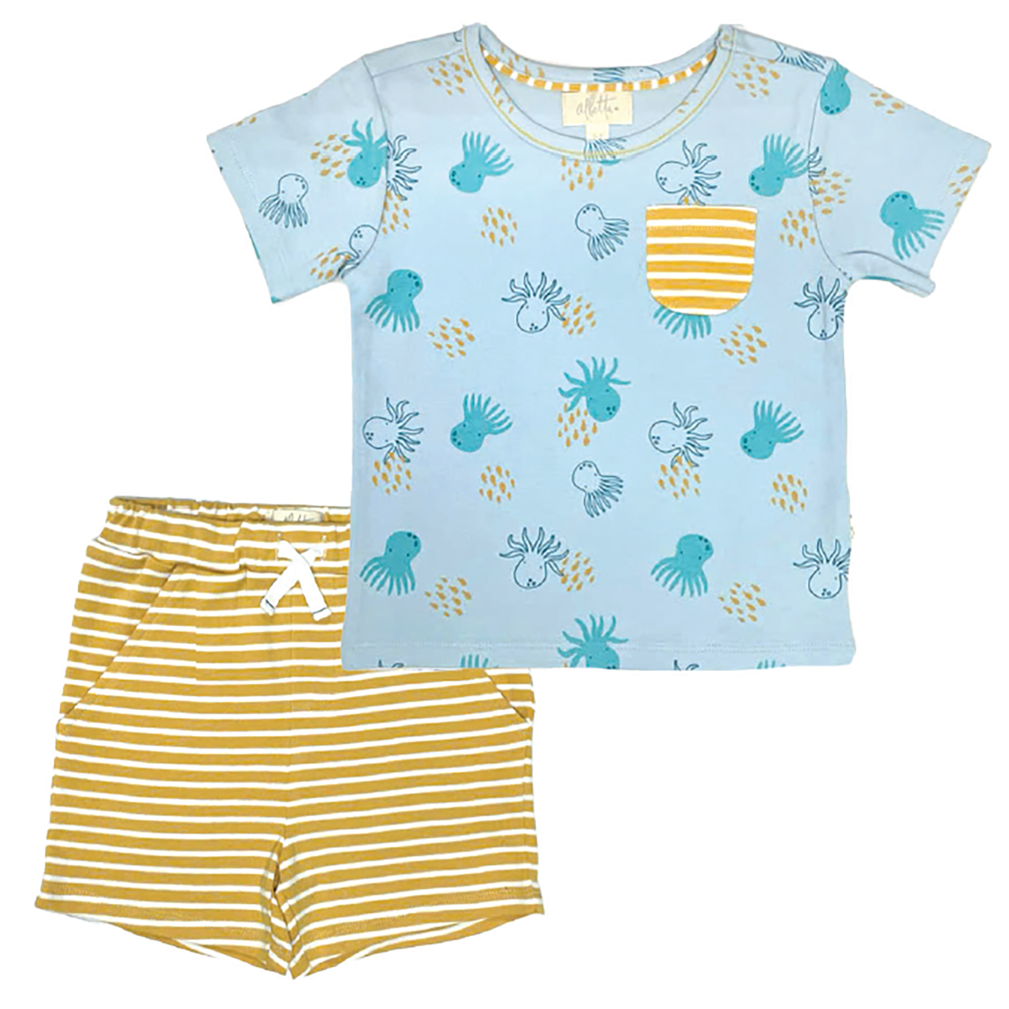 Octopus Short Sleeve Outfit