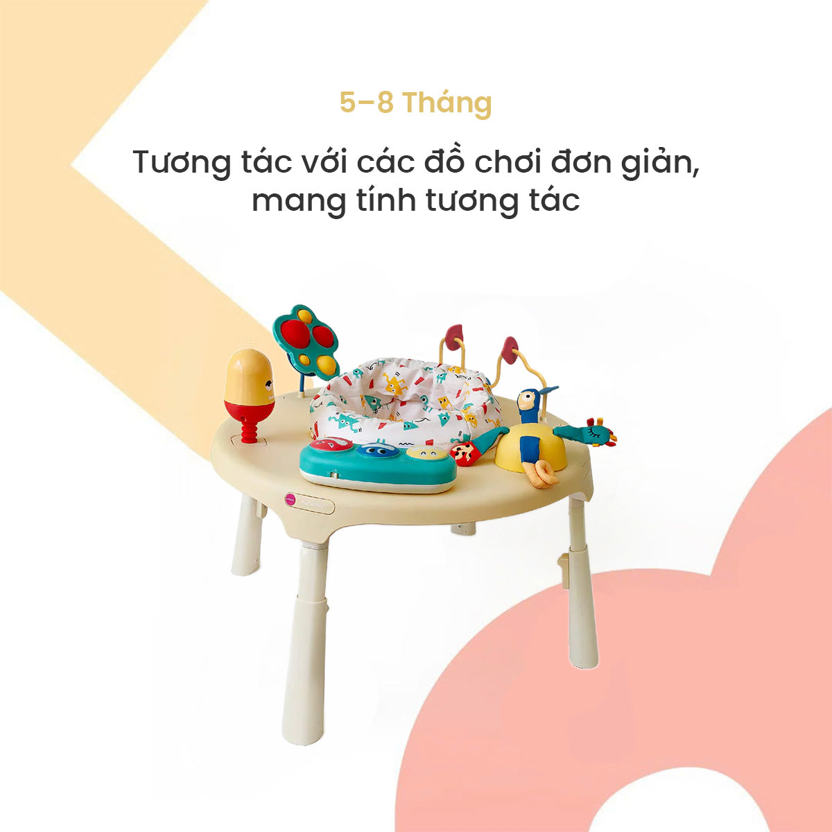 Oribel Portaplay Play Table Set with 2 Chairs - Monsterland Adventure