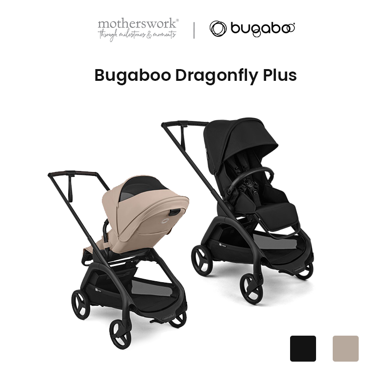Xe Đẩy Gấp Gọn Bugaboo Dragonfly Plus (Khung xe và Mái che)