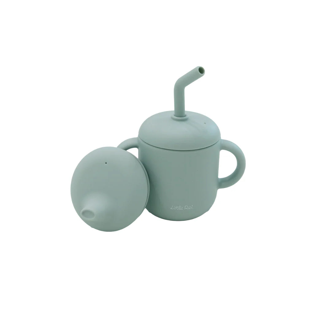 Cốc Đa Dụng Silicone Cao Cấp LITTLE REI Cho Bé, An Toàn, Tiện Lợi