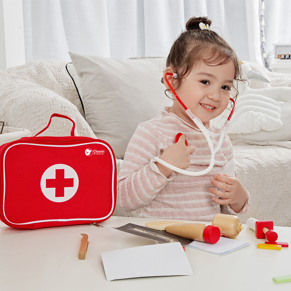 Bộ Đồ Chơi Bác Sĩ Bằng Gỗ Doctor Case | Classic World