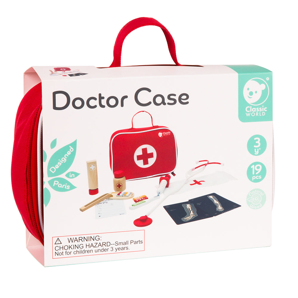 Bộ Đồ Chơi Bác Sĩ Bằng Gỗ Doctor Case | Classic World