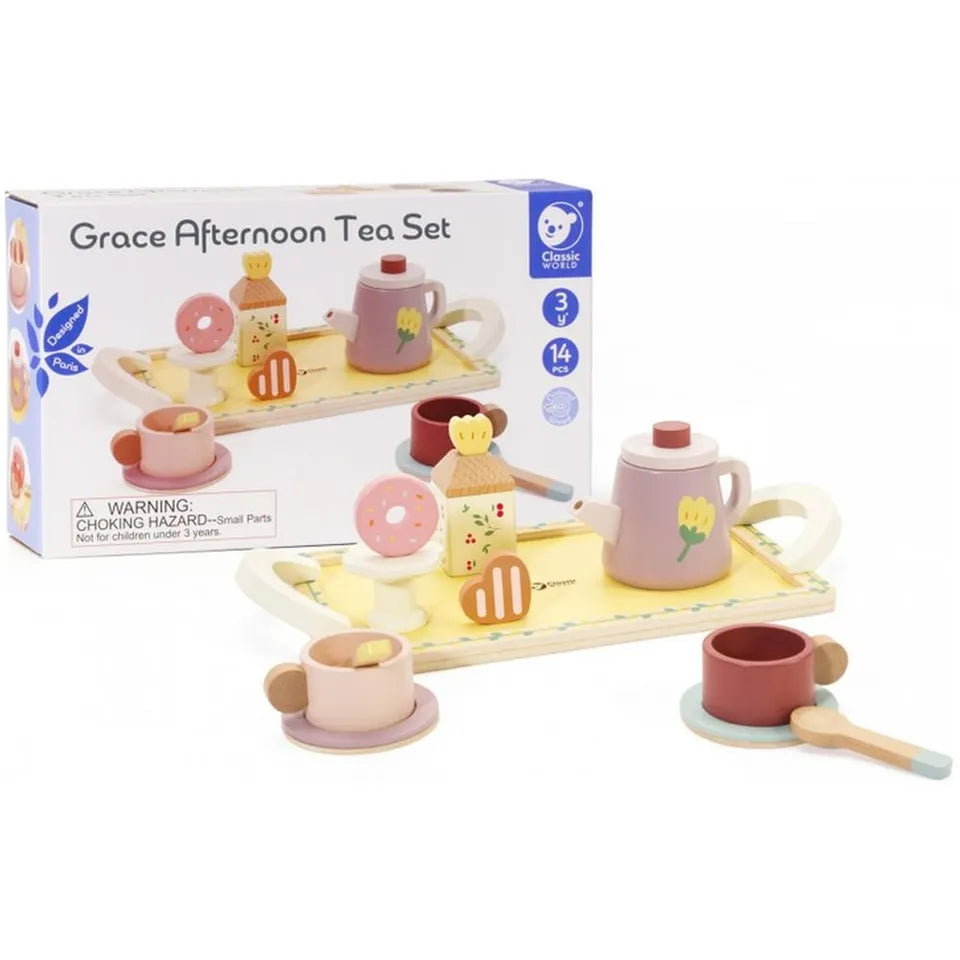 Classic World Afternoon Tea Wooden Play Set