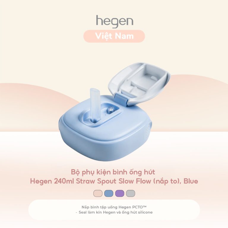 Bộ Phụ Kiện Bình Ống Hút Hegen PCTO Straw Spout (240ml)| Hegen