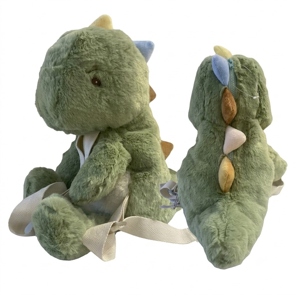 Balo Hình Khủng Long T-Rex Lông Mềm Mại Cho Bé (35cm) | Albetta