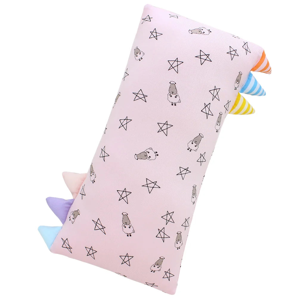 Gối Ôm Sợi Tre Cao Cấp Hoạ Tiết Chú Cừu Và Ngôi Sao Bed-Time Buddy (18x38cm) | Baa Baa Sheepz