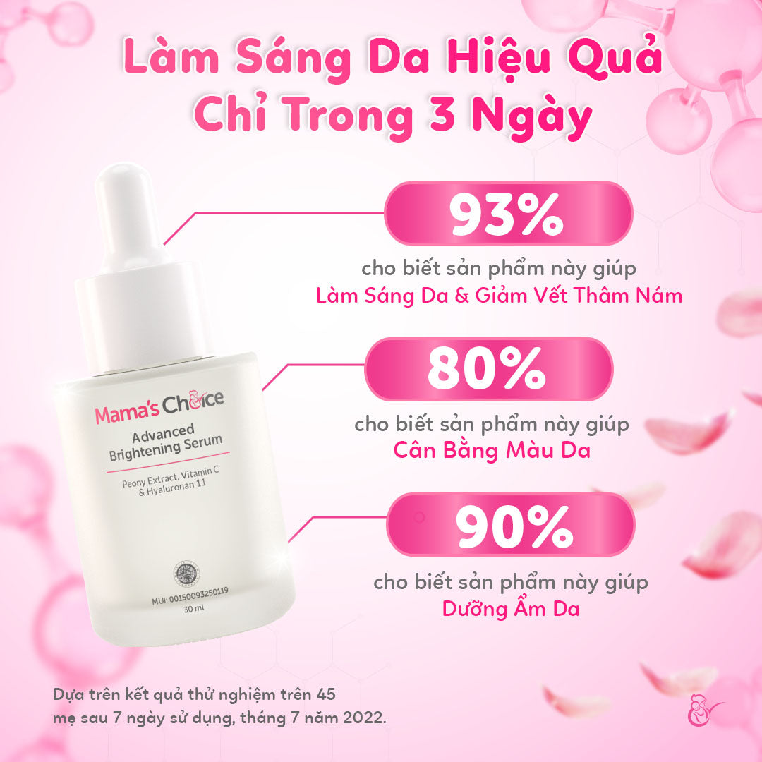 Tinh chất dưỡng sáng da mặt Mama’s Choice Brightening Serum, giảm thâm nám