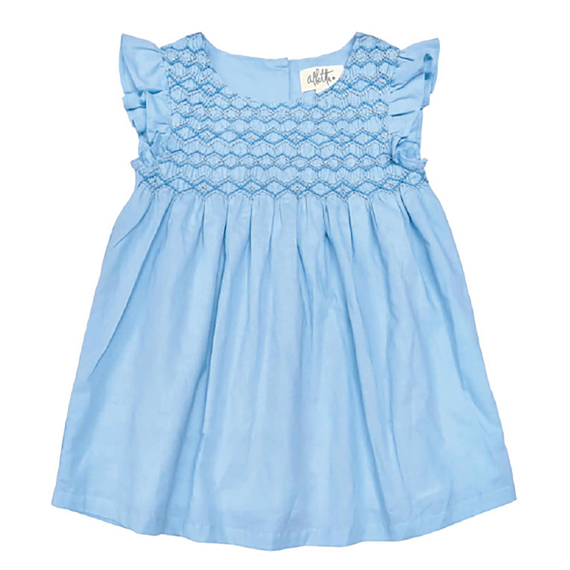 Blue chain dress