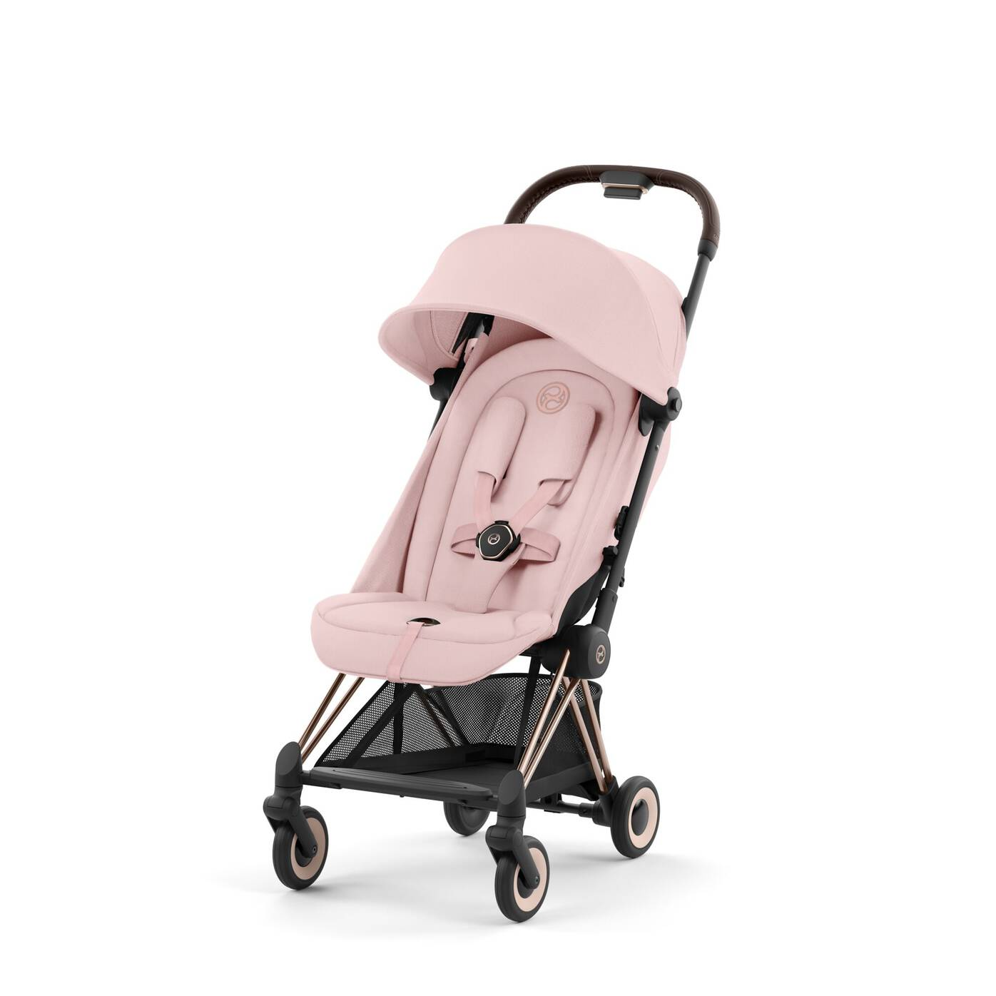 Cybex Platinum Coya Compact Stroller for newborns, one-hand fold, Coya Beige/Heritage Black