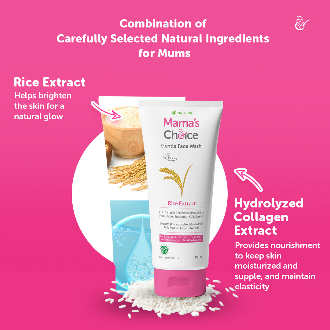 Mama's Choice Gentle Facial Cleanser for Pregnant & Postpartum Mothers