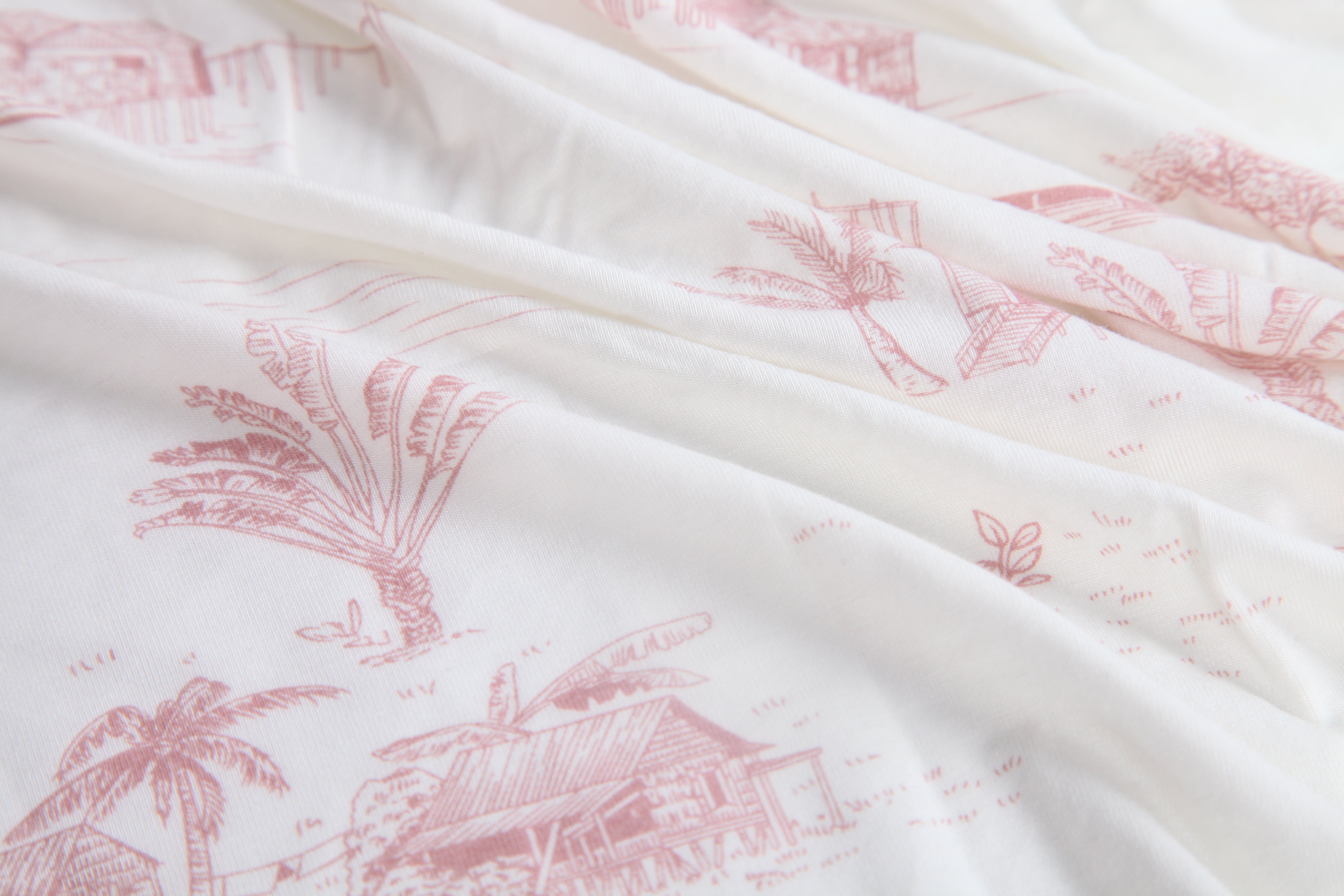 Little Rei Bamboo Fiber Bed Sheet, Elastic Hem