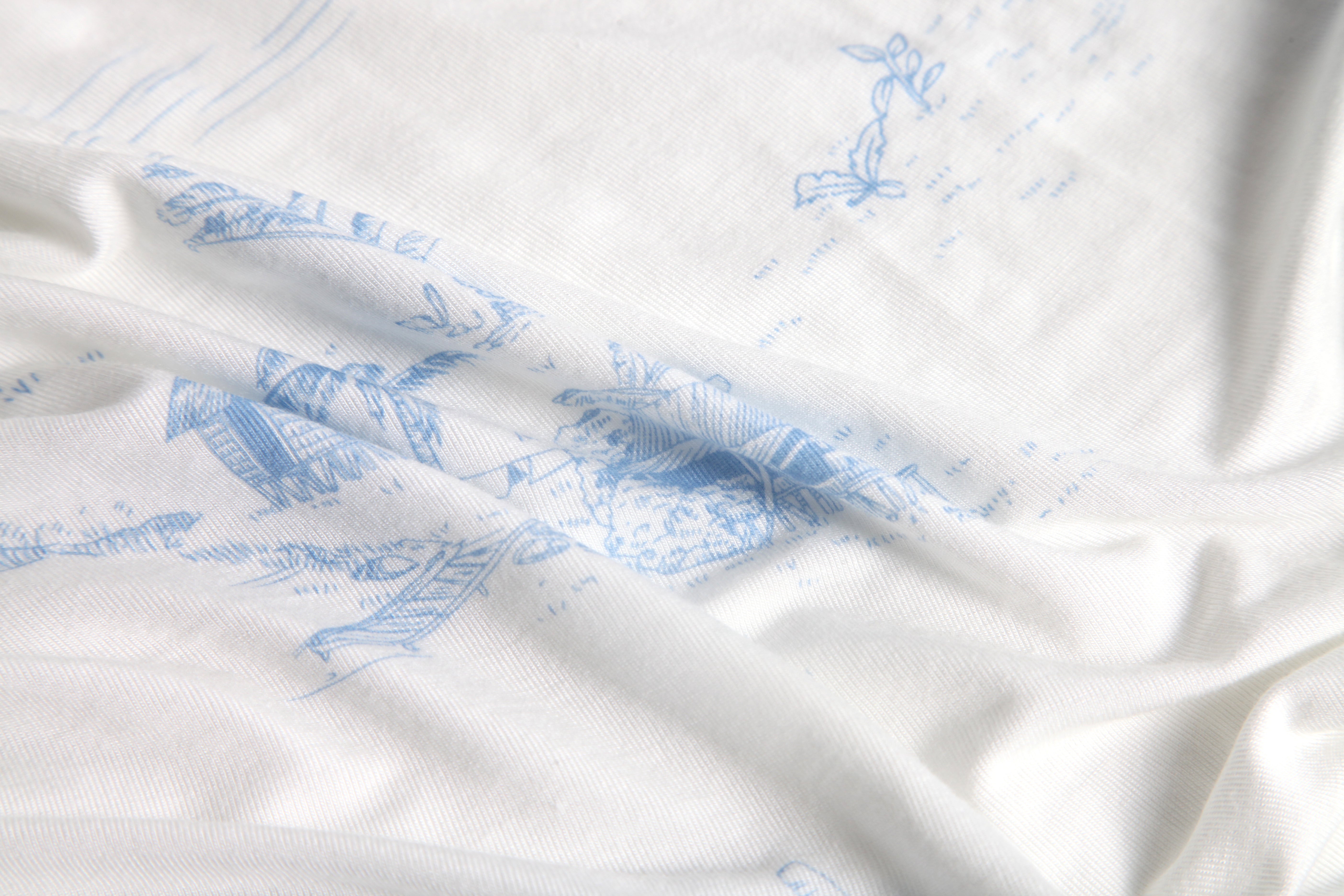 Little Rei Bamboo Fiber Bed Sheet, Elastic Hem