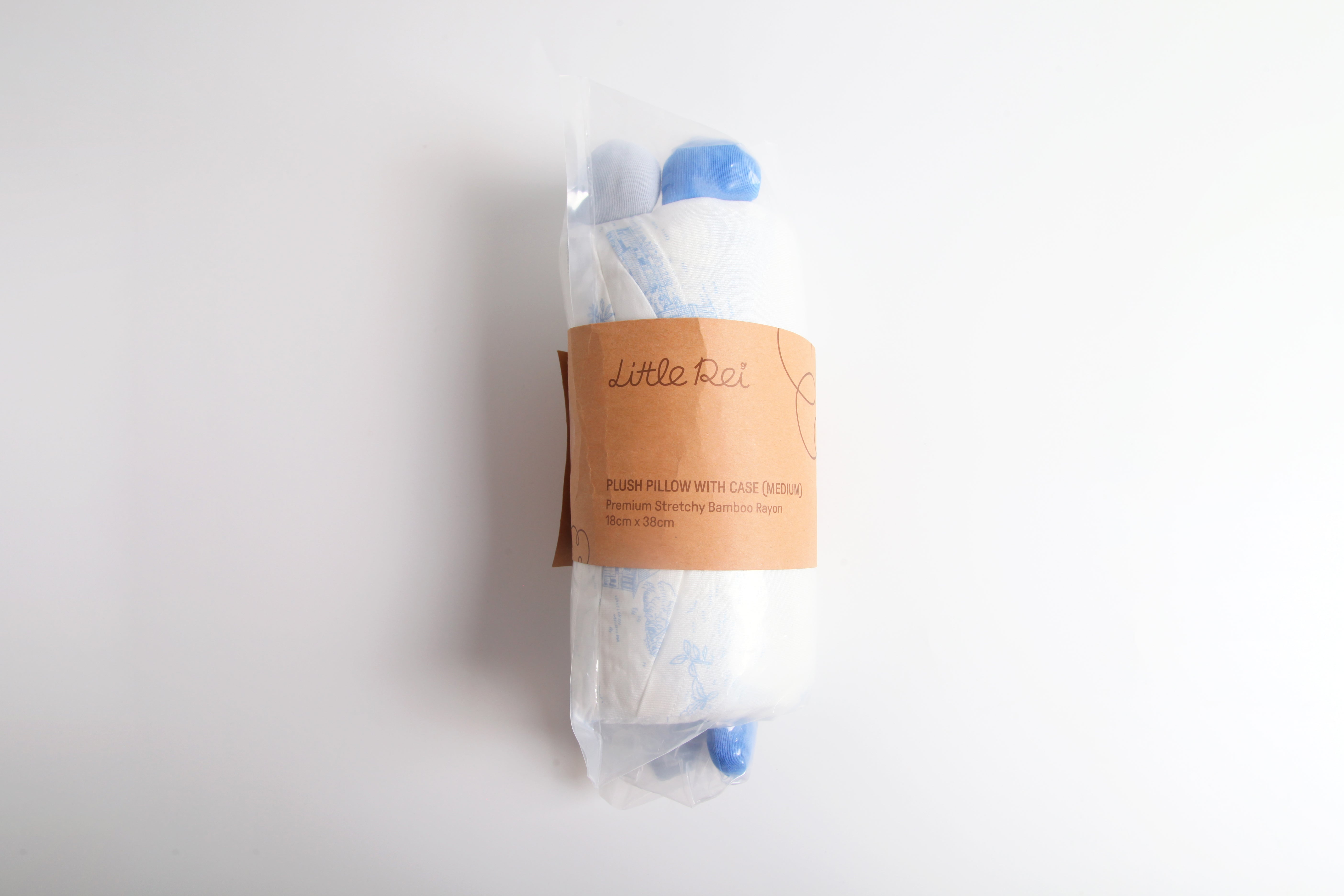 Little Rei premium bamboo fiber pillow, 100% polyester pillow core, soft, breathable for good sleep