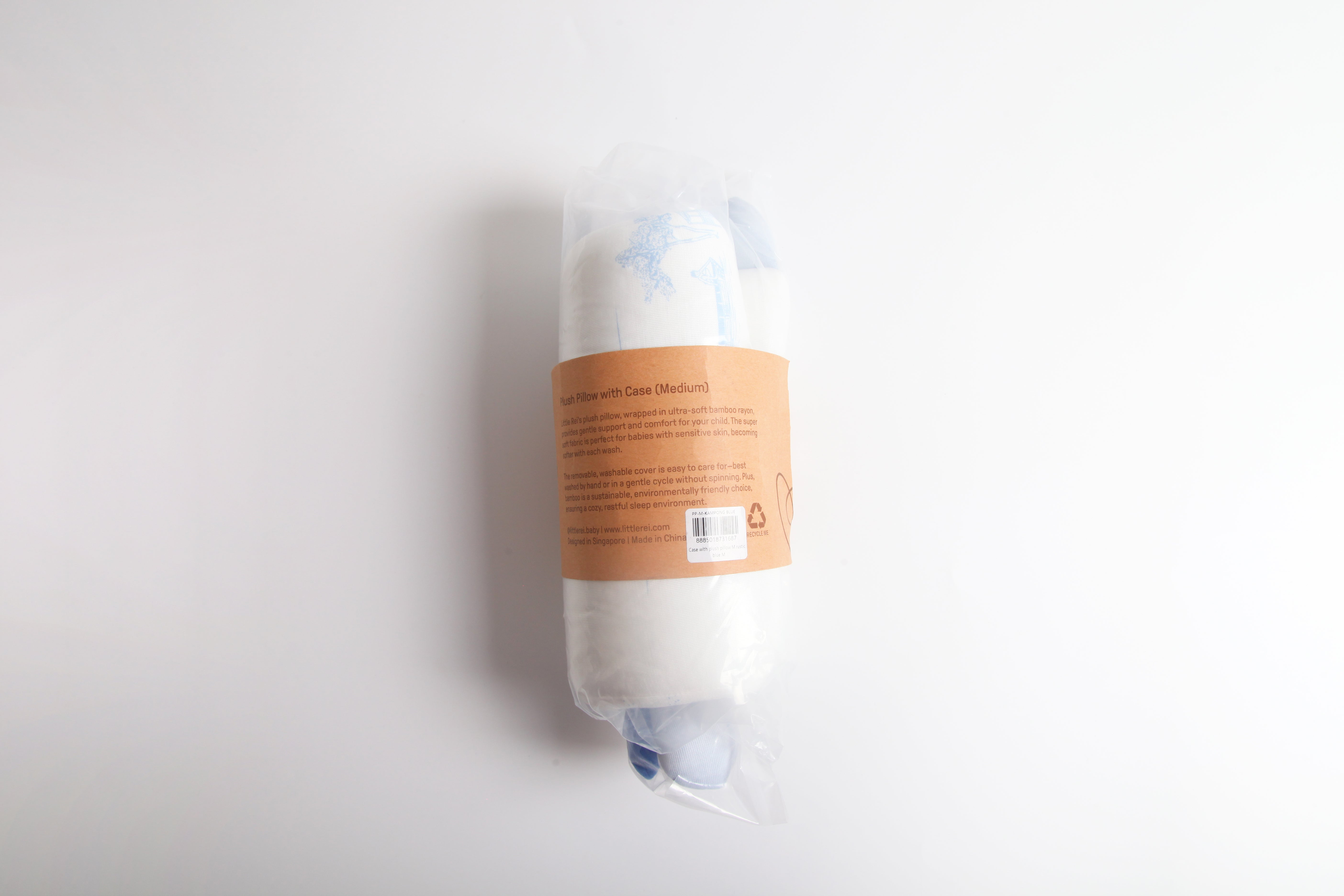 Little Rei premium bamboo fiber pillow, 100% polyester pillow core, soft, breathable for good sleep
