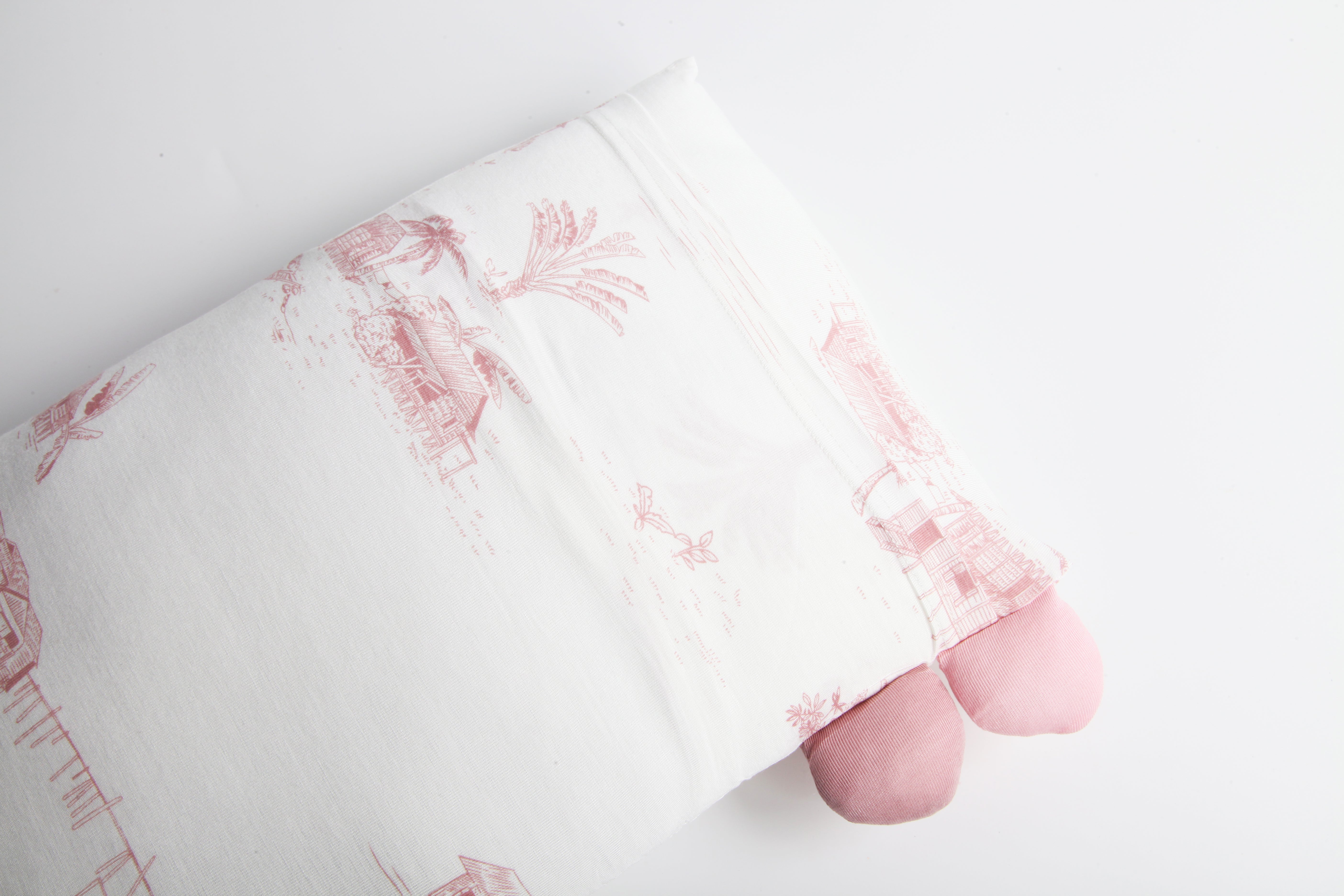 Little Rei Bamboo Fiber Bolster Pillow, Various Soft Sizes for Babies