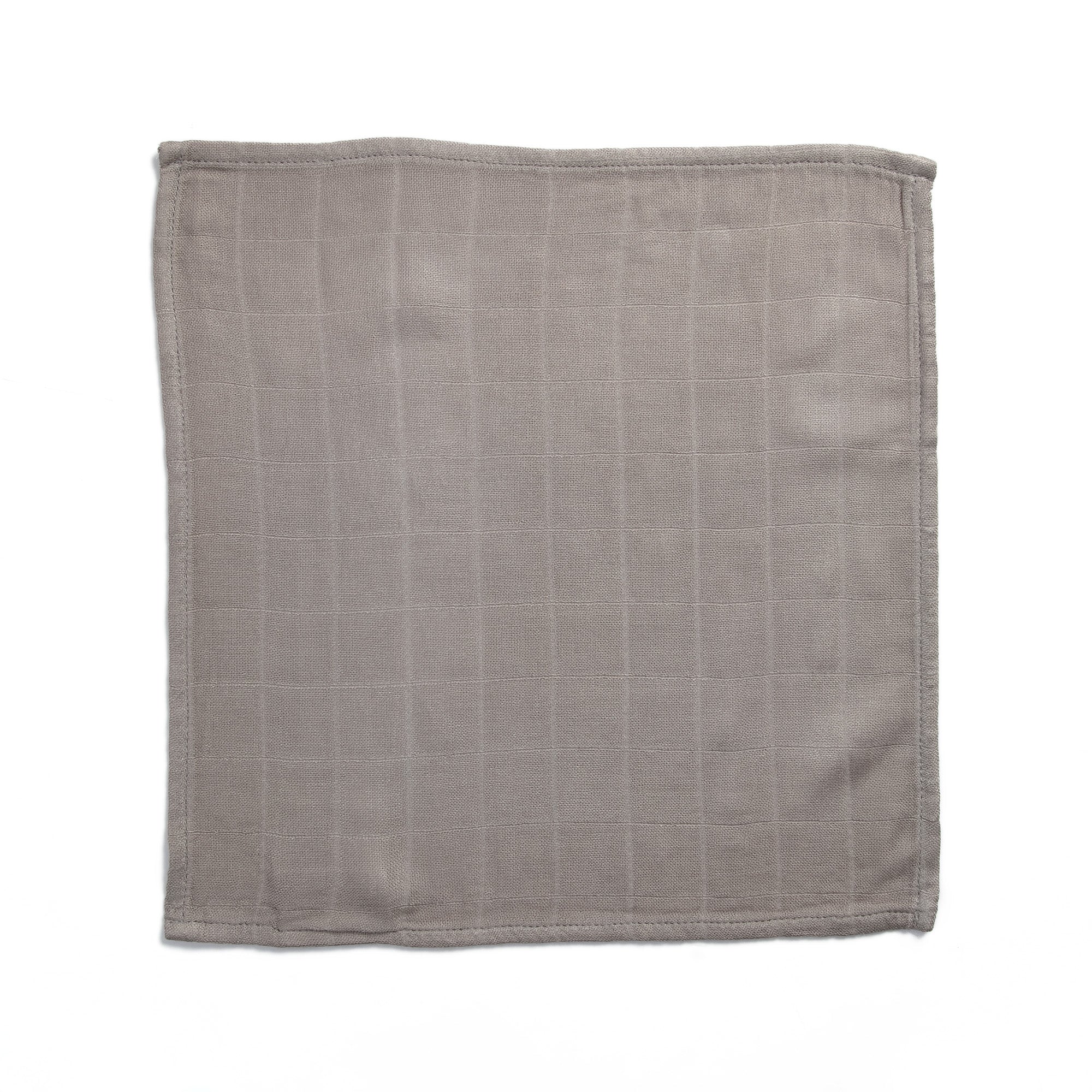 Combo of 4 Little Rei bamboo fiber face towels for babies 30x30cm, 100% soft and absorbent bamboo fiber, safe for newborns