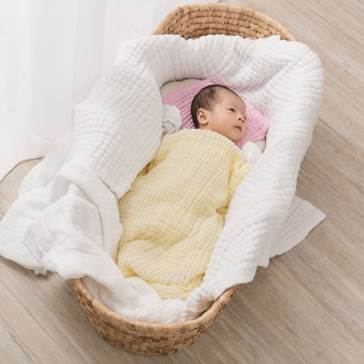 L'ANGE Premium 9-Layer Cotton Bath Towel Soft Absorbent 70x120cm
