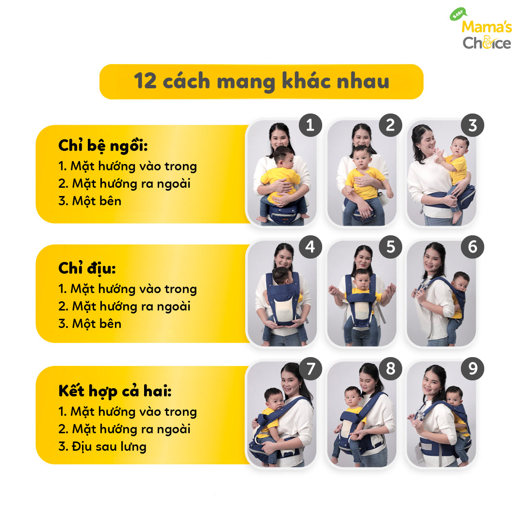 Mama's Choice - Baby Hipseat Carrier