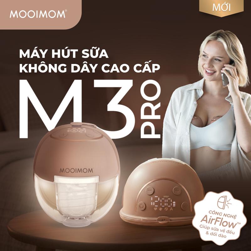 Máy Hút Sữa Không Dây M3 Pro Air Flow | MOOIMOM