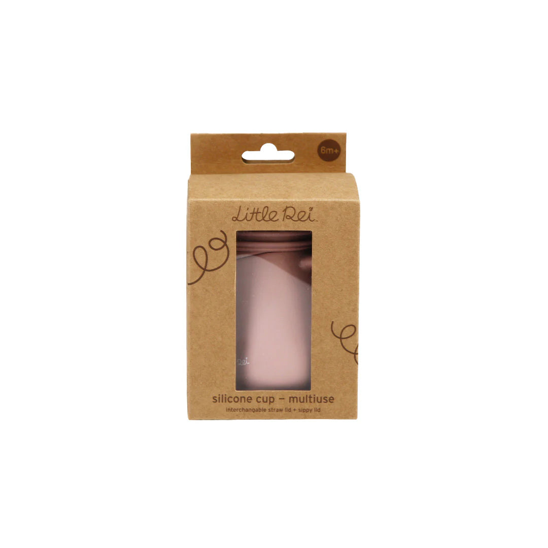 Cốc Đa Dụng Silicone Cao Cấp LITTLE REI Cho Bé, An Toàn, Tiện Lợi