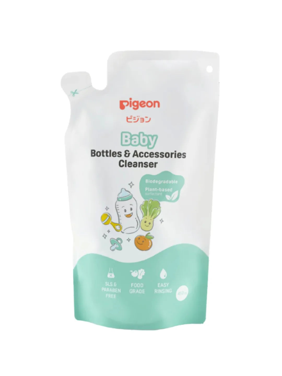 Nước Rửa Bình Sữa Và Phụ Kiện Pigeon Liquid Cleanser Bottle/Refill