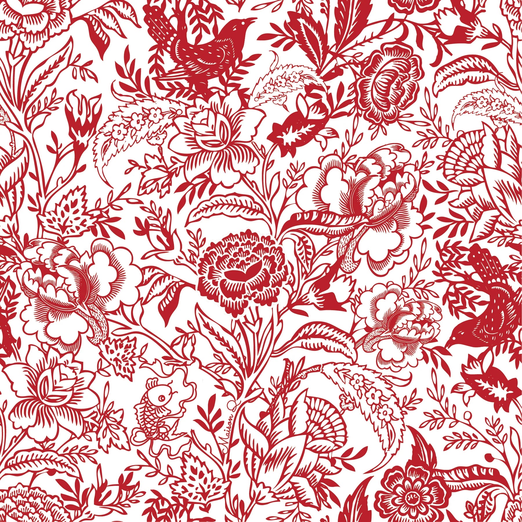 Short Sleeve T-Shirt, 12 Zodiac Pattern Printed on Both Sides Maison Q