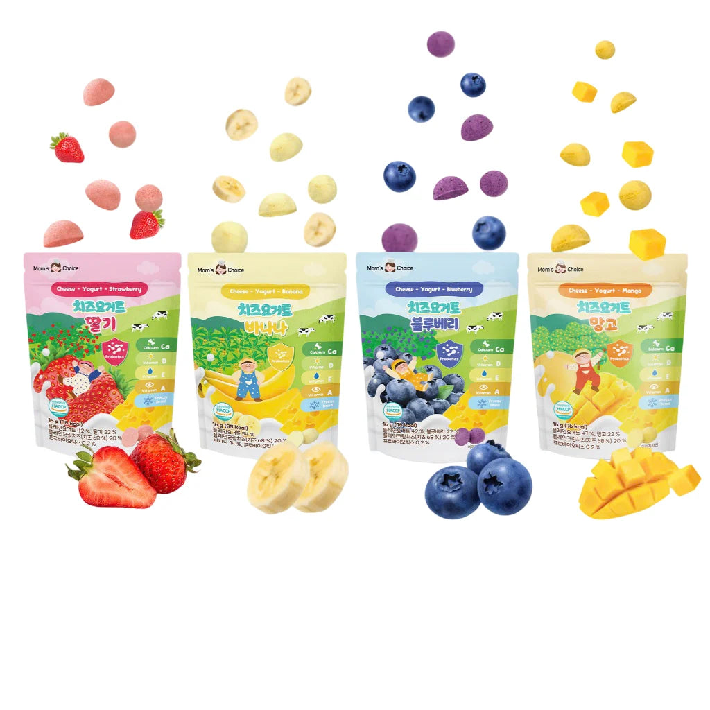 Phô Mai Sữa Chua Sấy Lạnh Nhiều Vị Cho Bé Từ 6 Tháng (16g) | Mom's Choice