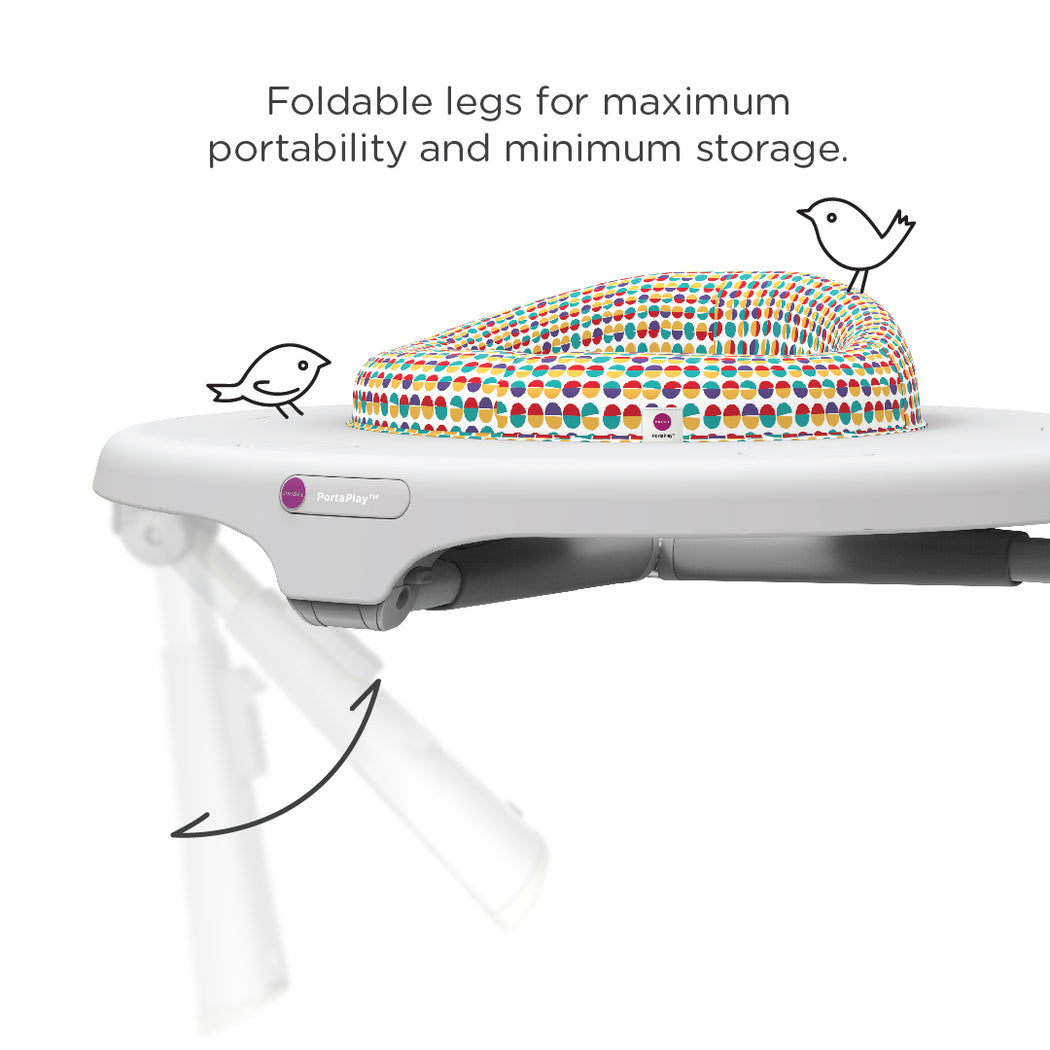 Bộ Bàn Chơi Oribel Portaplay Kèm 2 Ghế - Wonderland Adventure