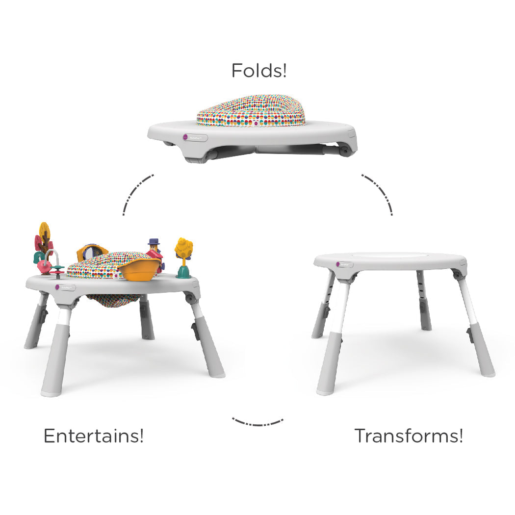 Bộ Bàn Chơi Oribel Portaplay Kèm 2 Ghế - Wonderland Adventure