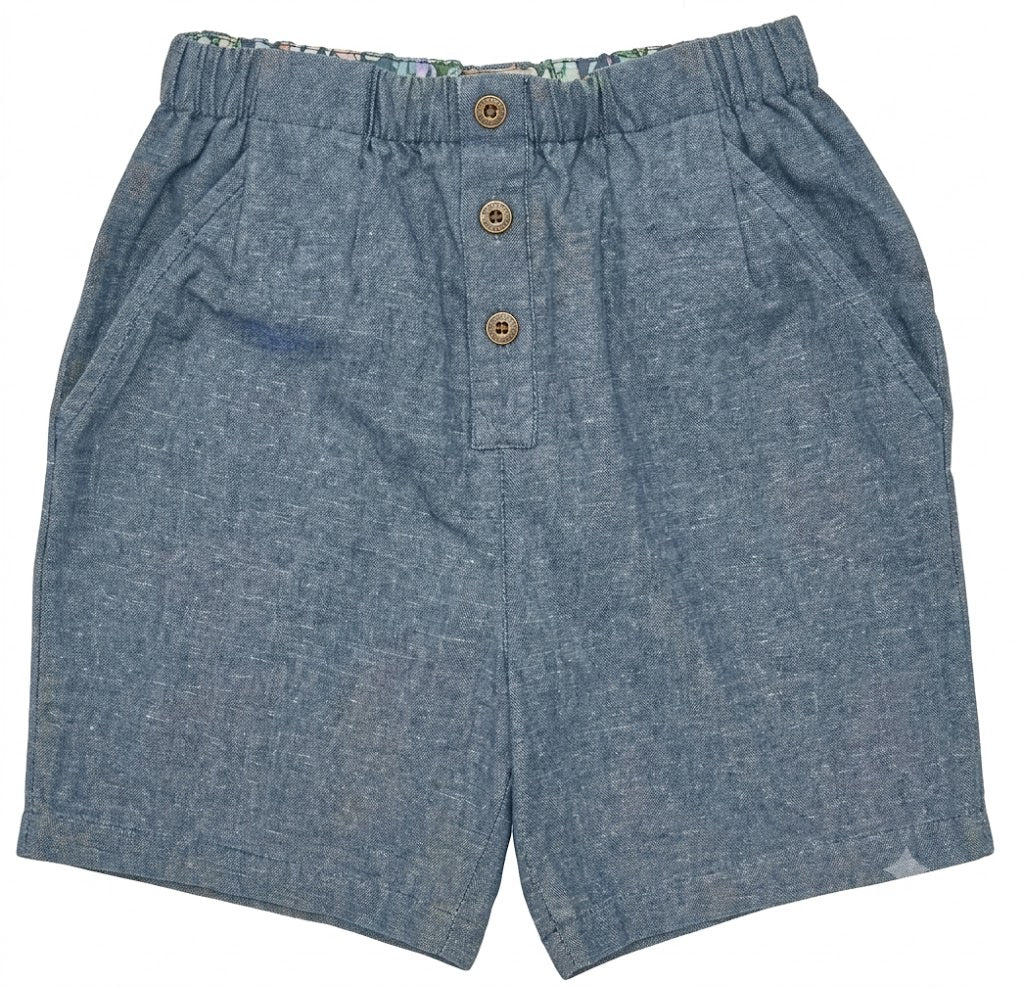 Quần Short Denim Trẻ Em Màu Xanh (2-6Y) | Albetta